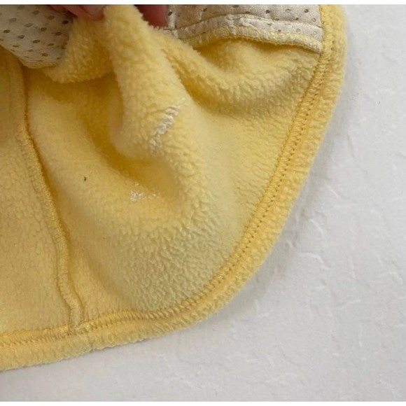 Patagonia Women's L Synchilla Yellow Full Zip Fleece Mock Neck Vest Sleeveless P - Picture 3 of 6